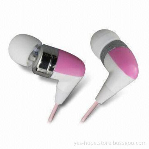 Retractable Earphones with Digital Stereo Sound and 100dB Sensitivity